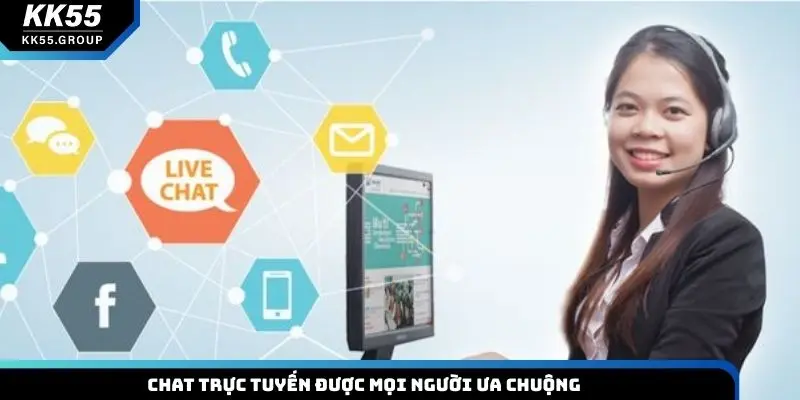 Chat trực tuyến được mọi người ưa chuộng