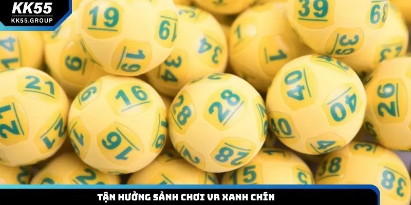 Tận hưởng sảnh chơi VR xanh chín